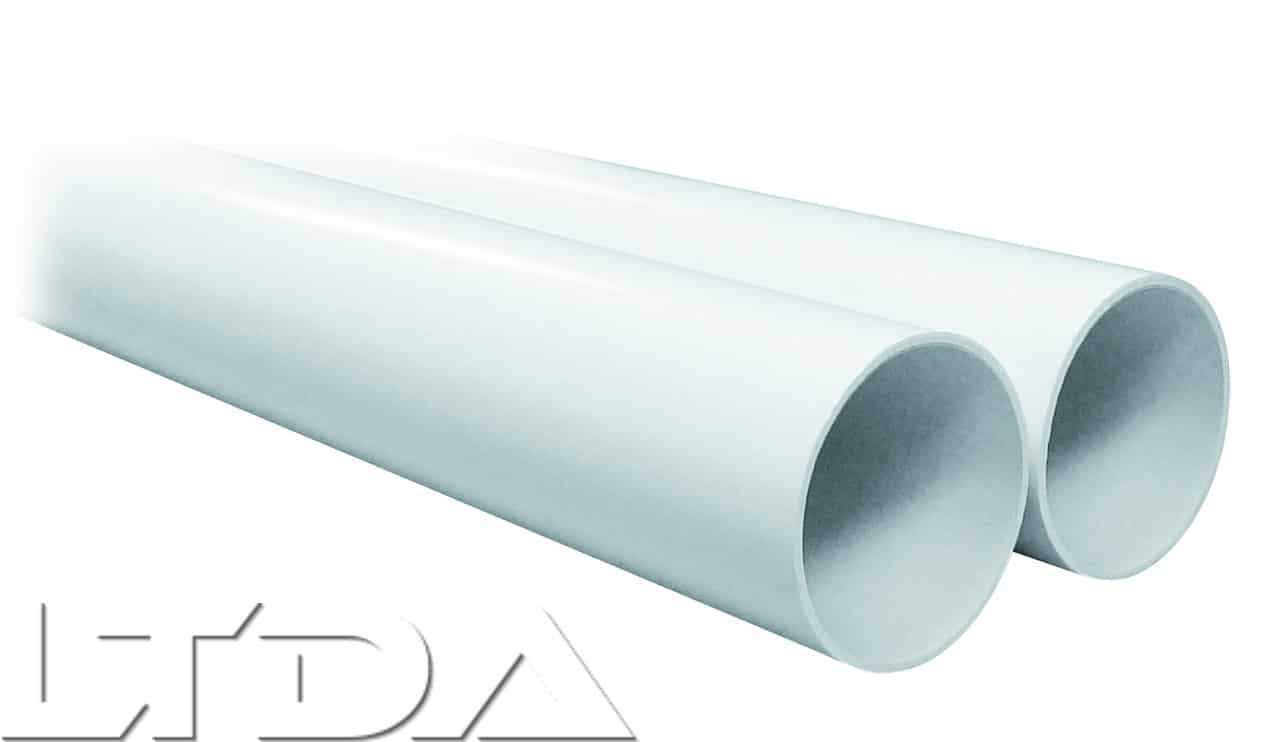Tube PVC blanc longueur 2 mètres diam 2 ( boîte de 10 ) - LTDA - Les  techniques de l'aspiration